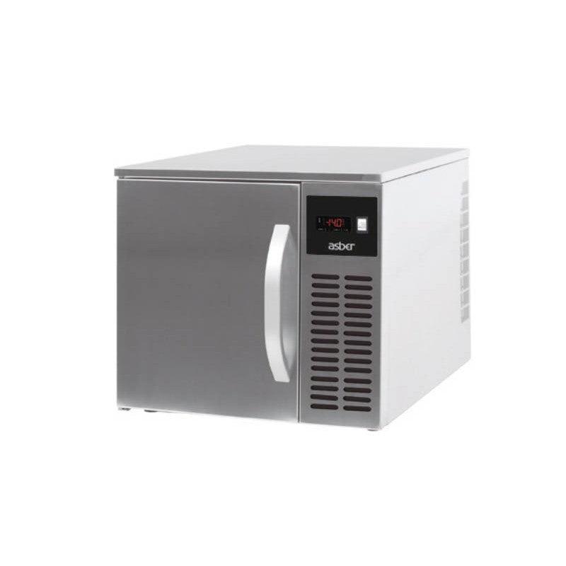 ABATIDOR ASBER EBC-03 | Abatidor de Temperatura Enfriador Rápido | Vertical | 1 Puerta | Acero Inoxidable | Restaurante Catering Negocio de Alimentos | Congelador Abatidor Congelación Rápida Restaurante Paletas Comida Postres Alimentos Comida Paletas Tiendas Autoservicio Supermercado Conservador Control Temperatura Electrónico Ecológico Almacenaje Elemento Abarrotes Automático Schuko Abatidor de Temperatura Enfriador Rápido Ultra congelador Congelador de Enfriamiento Rápido Shock Freezer Blast Chiller