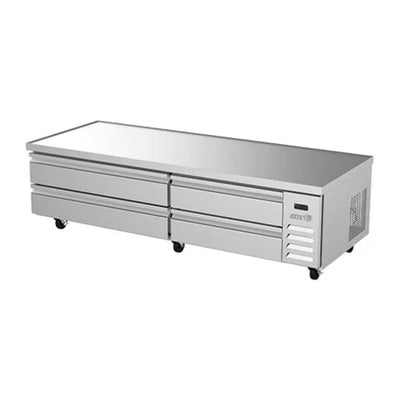 BASE REFRIGERADA ASBER ACBR-84 HC | Base Refrigerada | 4 Cajones | Control Temperatura | Acero Inoxidable | Chef Cocina Profesional | Hotel Servicio Banquetes Catering Hostelería Pastelería Cocina Profesional Industria Gastronómica Equipo Refrigeración