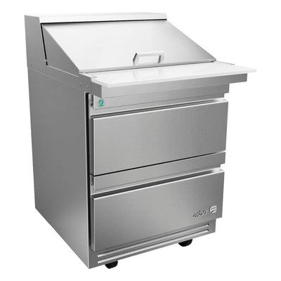 MESA REFRIGERADA ASBERA APTM-27-12-D2 P HC 19111156 | Mesa De Preparación Con Refrigerante | Acero Inoxidable | 2 Cajones | Supermercados Pizzerías Restaurantes Cocinas Industriales Cafeterías Supermercado Guarniciones Comedores Industriales Cocinas Industriales Panadería Carnicería Preparación Sushi Postres Ensaladas Baguettes mesa de preparación refrigerada cocina industrial mobiliario para restaurantes mesa de preparación con insertos gastronorm acero inoxidable Cafetería.