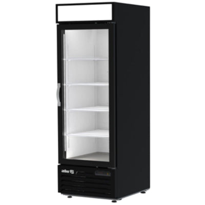 REFRIGERADOR ASBER ARMD-23 HC | Refrigerador Exhibidor Vertical | 1 Puerta Cristal | 23 Pies Cúbicos | Acero Inoxidable | Controles Electrónicos | 4 Parrillas | Refresquero Latas Carnicería Abarrotes | Cocina Cremería Comercios Insumos Hotel Panadería Refresquero Latas Bar Tiendas Bistró Restaurante Lácteos Industrial Carnicería Abarrotes
