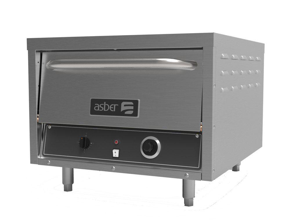 Asber AEPO-26-E Horno Pizzero Electrico Piedra Refractaria Acero Inoxidable - Hornos de Pizza - ASBER - KitchenMax Store