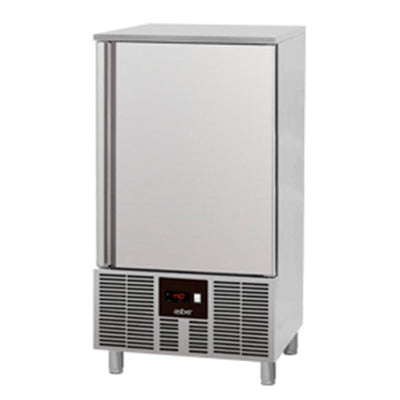 ABATIDOR ASBER EBC-10 | Abatidor de Temperatura Enfriador Rápido | 1 Puerta | Vertical | Acero Inoxidable | Eléctrico | Catering Pastelería Negocio de Alimentos | Congelador Abatidor Congelación Rápida Restaurante Paletas Comida Postres Alimentos Comida Paletas Tiendas Autoservicio Supermercado Conservador Control Temperatura Electrónico Ecológico Almacenaje Elemento Abarrotes Automático Schuko Abatidor de Temperatura Enfriador Rápido Ultracongelado Congelador de Enfriamiento Rápido Shock Freezer Blast Chil