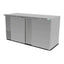 REFRIGERADOR ASBER ABBC-68 HC / S-HC | Refrigerador Contra Barra | 2 Puertas Solidas | Acero Inoxidable | 4 Parrillas | Iluminación LED | Bar Barras Hotel Restaurante Cafeteria Bar Bebidas Frias 