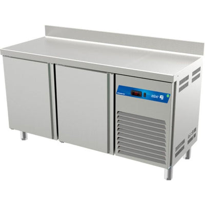 MESA ASBER ASTF-60 | Mesa Congelada | 2 Puertas Solidas | 2 Parrillas | Eléctrico | Acero Inoxidable | 9 Pies Cúbicos | Bistró Cocina Hotel | Restaurante Cafetería Bar Preparación Alimentos