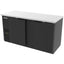 REFRIGERADOR ASBER ABBC-68 HC / S-HC | Refrigerador Contra Barra | 2 Puertas Solidas | Acero Inoxidable | 4 Parrillas | Eléctrico | Bar Barras Hotel |l Restaurante Cafetería Bar Bebidas Frías 