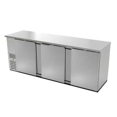 REFRIGERADOR ASBER ABBC-94 HC / S-HC | Refrigerador Contra Barra | 3 Puertas Solidas | 6 Parrillas | 34.4 Pies Cúbicos | Evaporación Automática | Cocina Hotel Fonda | Restaurante Cafetería Bar Bebidas Conservar Cerveza 