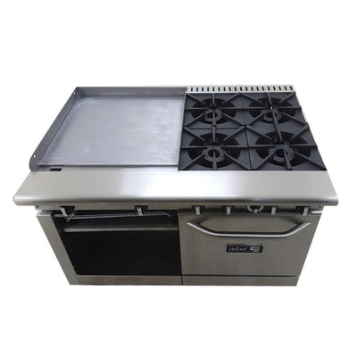 Asber AMR-48 Estufa Multiple 4 Quemadores Abiertos Plancha Horno Gratinador para Restaurante Cocina Industrial Preparacion de Alimentos Cocinas Fondas Restaurantes Cenadurias Comedores Industriales Preparación de Alimentos Coccion. KitchenMax.Store. Envíos seguros a todo México. Cotiza hoy mismo.