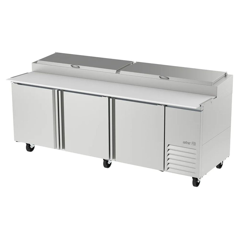 Asber APTP-93 HC Mesa Refrigerada 6 Parrilla Acero Inoxidable - Mesa Fría - Asber - KitchenMax Store