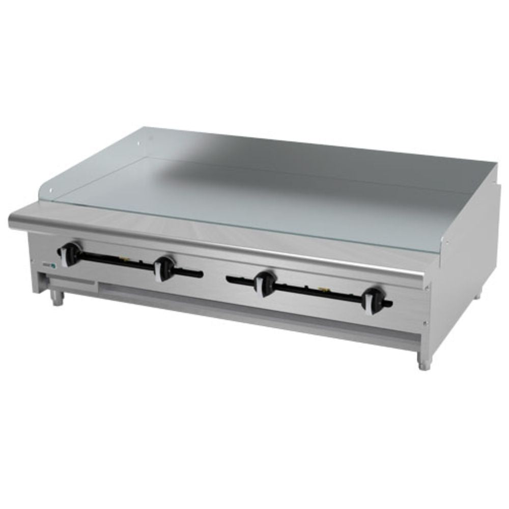 Asber Aemg-48-H Plancha Gas para Cenaduria Zona de Comida Taqueria Carne Pollo Tacos Hamburguesas Hot Dog Tacos Barbacoa Tacos Dorados Tortas Panini Restaurante Comedor Cocina Industriales Negocio Fonda Taqueria Cenaduria. KitchenMax.Store. Envíos seguros a todo México. Cotiza hoy mismo.